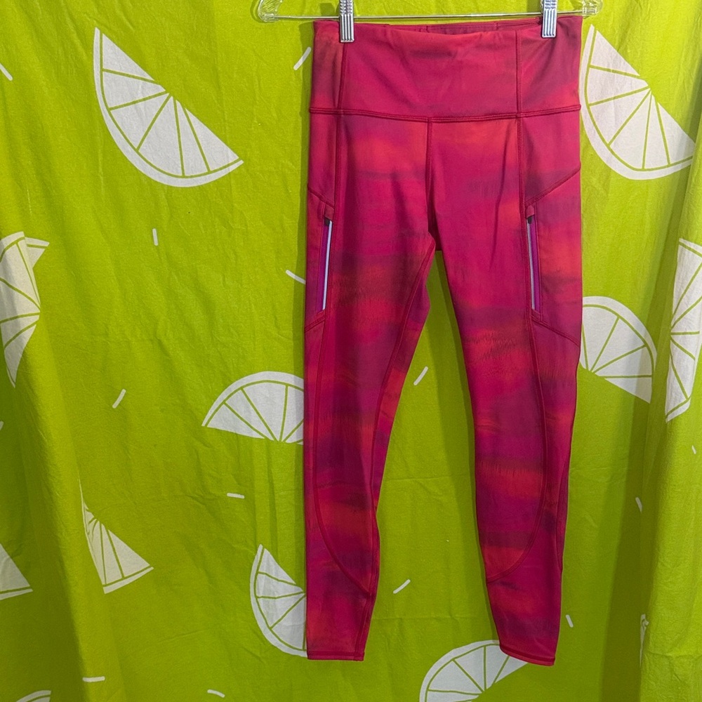 Athleta Red Leggings